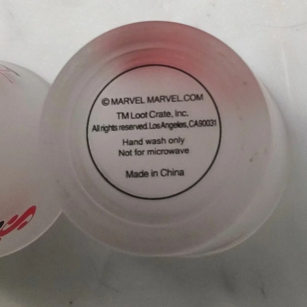 Scarlet Witch Shot Glasses Loot Crate Marvel Gear + Goods box